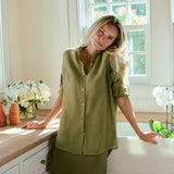 Gidget Mini Cotton Slub - Moss