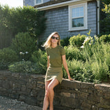 Gidget Mini Cotton Slub - Moss