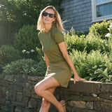 Gidget Mini Cotton Slub - Moss