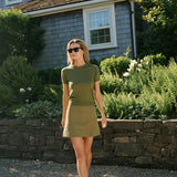 Gidget Mini Cotton Slub - Moss