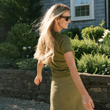 Gidget Mini Cotton Slub - Moss