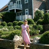 Betty Dress Linen - Lavender