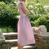 Betty Dress Linen - Lavender