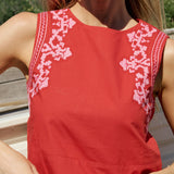 Mustique Top - Rust