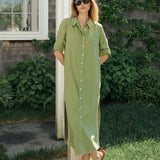 Talia Dress - Moss