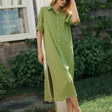 Talia Dress - Moss