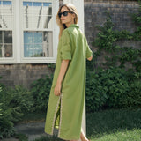 Talia Dress - Moss