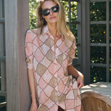 Husband Shirt - Shell Patchwork