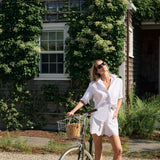 Cabana Short Eyelet - Blanc