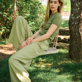 Ivy Pant Linen - Moss
