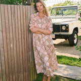 The JA Shirtdress - Shell Patchwork