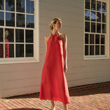 Sarah Dress - Rust