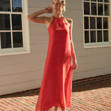 Sarah Dress - Rust