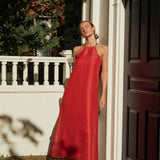 Sarah Dress - Rust