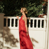 Sarah Dress - Rust