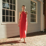 Sarah Dress - Rust