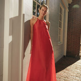 Sarah Dress - Rust