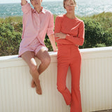 Carolyn Shirt Striped - Nantucket Red