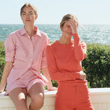 Carolyn Shirt Striped - Nantucket Red