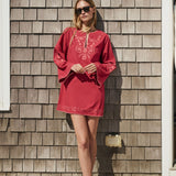 Tatum Tunic Dress - Rouge