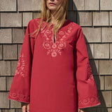 Tatum Tunic Dress - Rouge