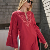Tatum Tunic Dress - Rouge