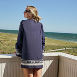 Tatum Tunic Dress - Peacoat