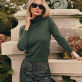 Diane Turtleneck Sweater  - Garden