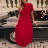 Kate Dress Dupioni - Cranberry
