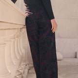 Tessa Pant Corduroy - Noir Paisley