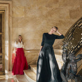 Ball Skirt - Cranberry
