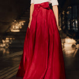 Ball Skirt - Cranberry