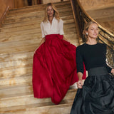 Ball Skirt - Cranberry