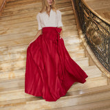 Ball Skirt - Cranberry
