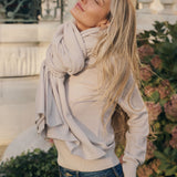 Snowbird Wrap Scarf - Icy Silver