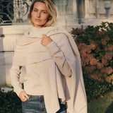 Snowbird Wrap Scarf - Icy Silver