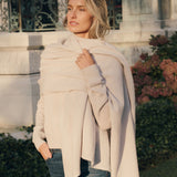 Snowbird Wrap Scarf - Icy Silver