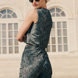 Blair Top Velvet - Garden Cheri Paisley