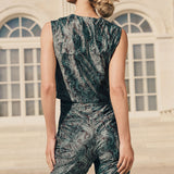 Blair Top Velvet - Garden Cheri Paisley