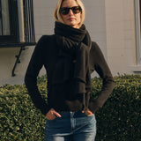 Snowbird Wrap Scarf - Black