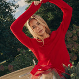 Snowbird Sweater - Rouge