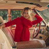 Snowbird Wrap Scarf - Rouge