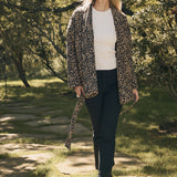 Hazel Wrap Jacket - Leopard