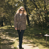 Hazel Wrap Jacket - Leopard