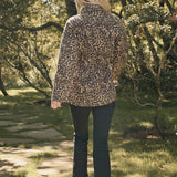 Hazel Wrap Jacket - Leopard