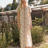 Meredith Dress - Ecru Fleur
