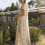 Meredith Dress - Ecru Fleur