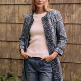Ali Jacket - Sapphire Provence Paisley