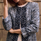 Ali Jacket - Sapphire Provence Paisley