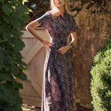Kate Dress Dupioni - Bijou Provence Paisley
